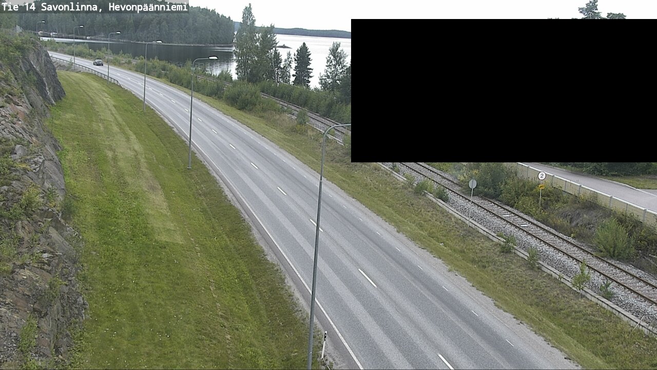 Weather Camera Image Road 14 Savonlinna, Hevonpäänniem, Savonlinna, Etelä-Savo