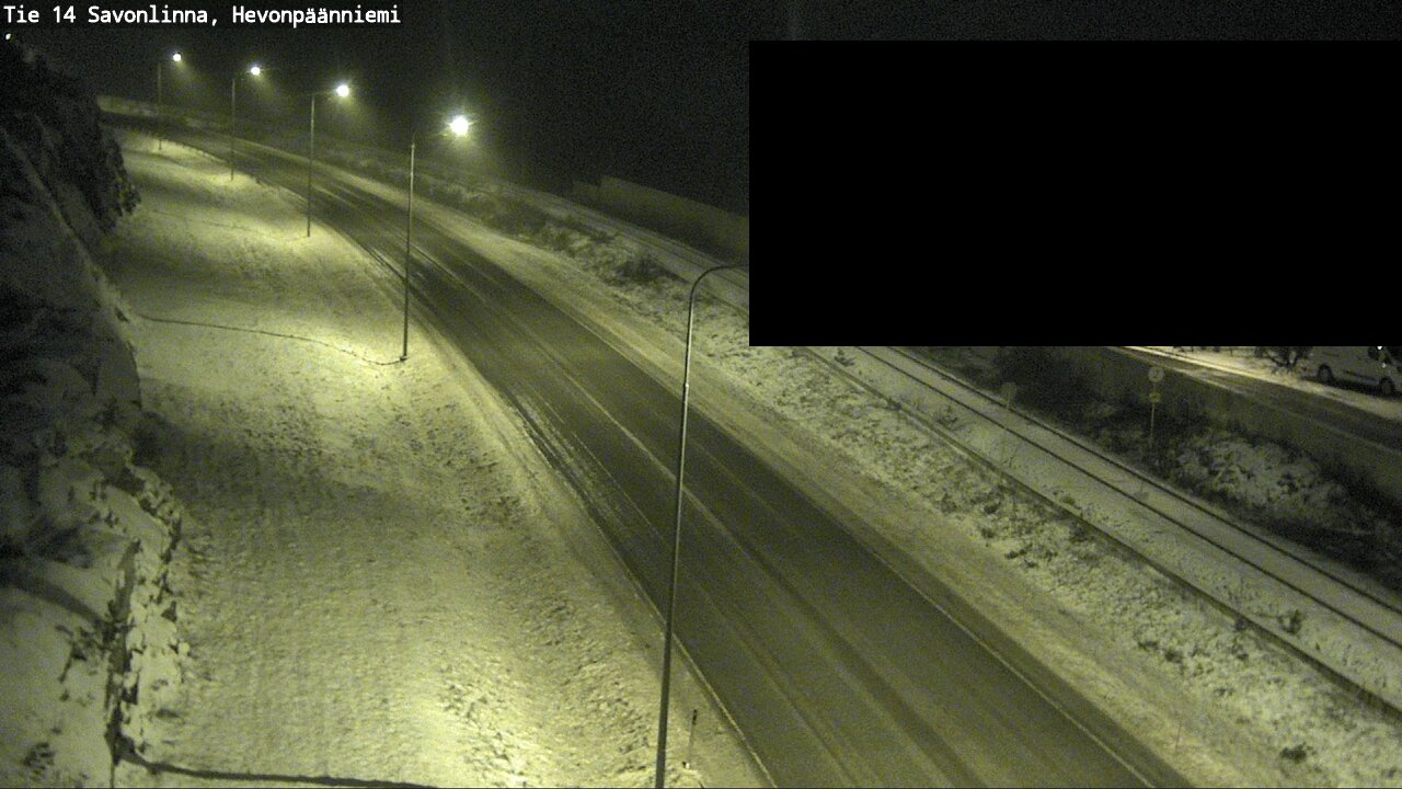 Weather Camera Image Road 14 Savonlinna, Hevonpäänniem, Savonlinna, Etelä-Savo