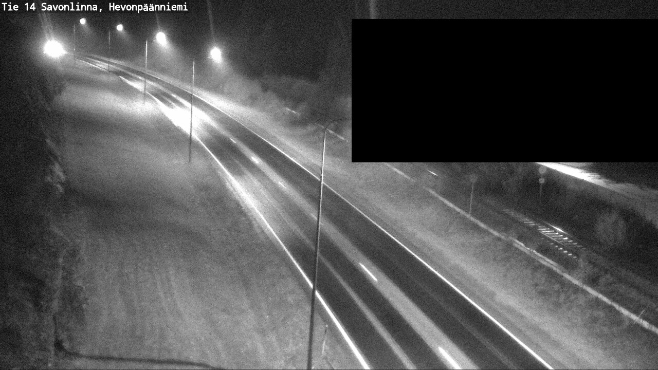 Weather Camera Image Road 14 Savonlinna, Hevonpäänniem, Savonlinna, Etelä-Savo
