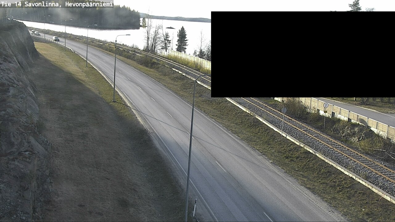 Weather Camera Image Väg 14 Nyslott, Hevonpäänniemi, Savonlinna, Etelä-Savo