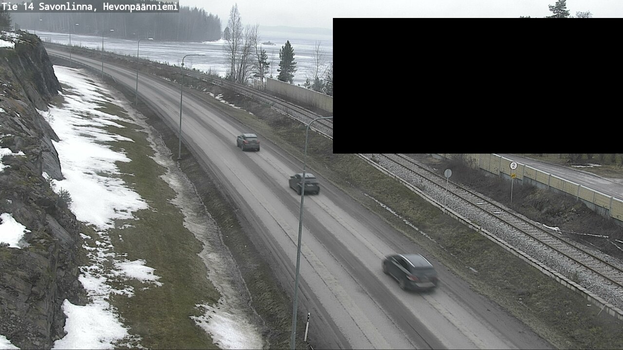 Weather Camera Image Road 14 Savonlinna, Hevonpäänniem, Savonlinna, Etelä-Savo