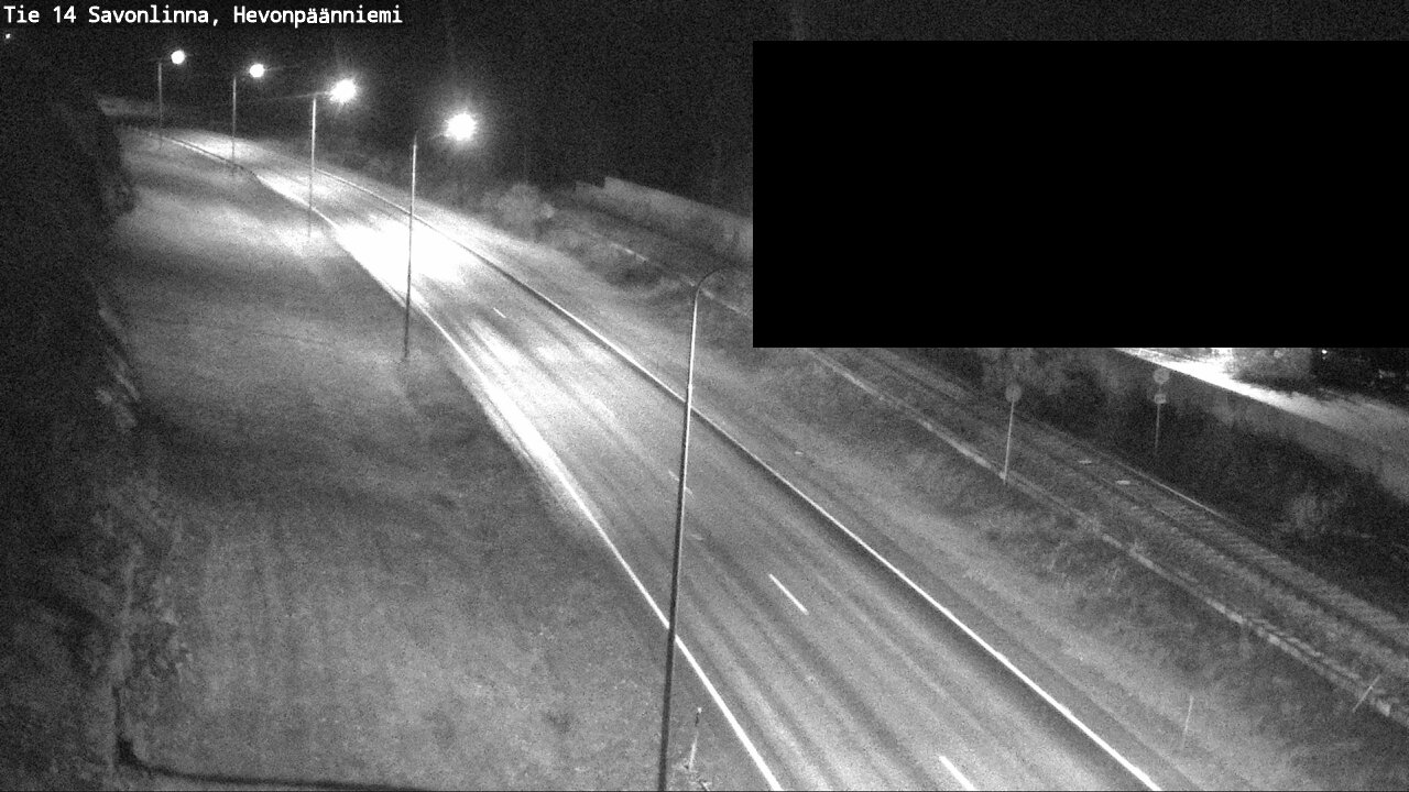 Weather Camera Image Väg 14 Nyslott, Hevonpäänniemi, Savonlinna, Etelä-Savo