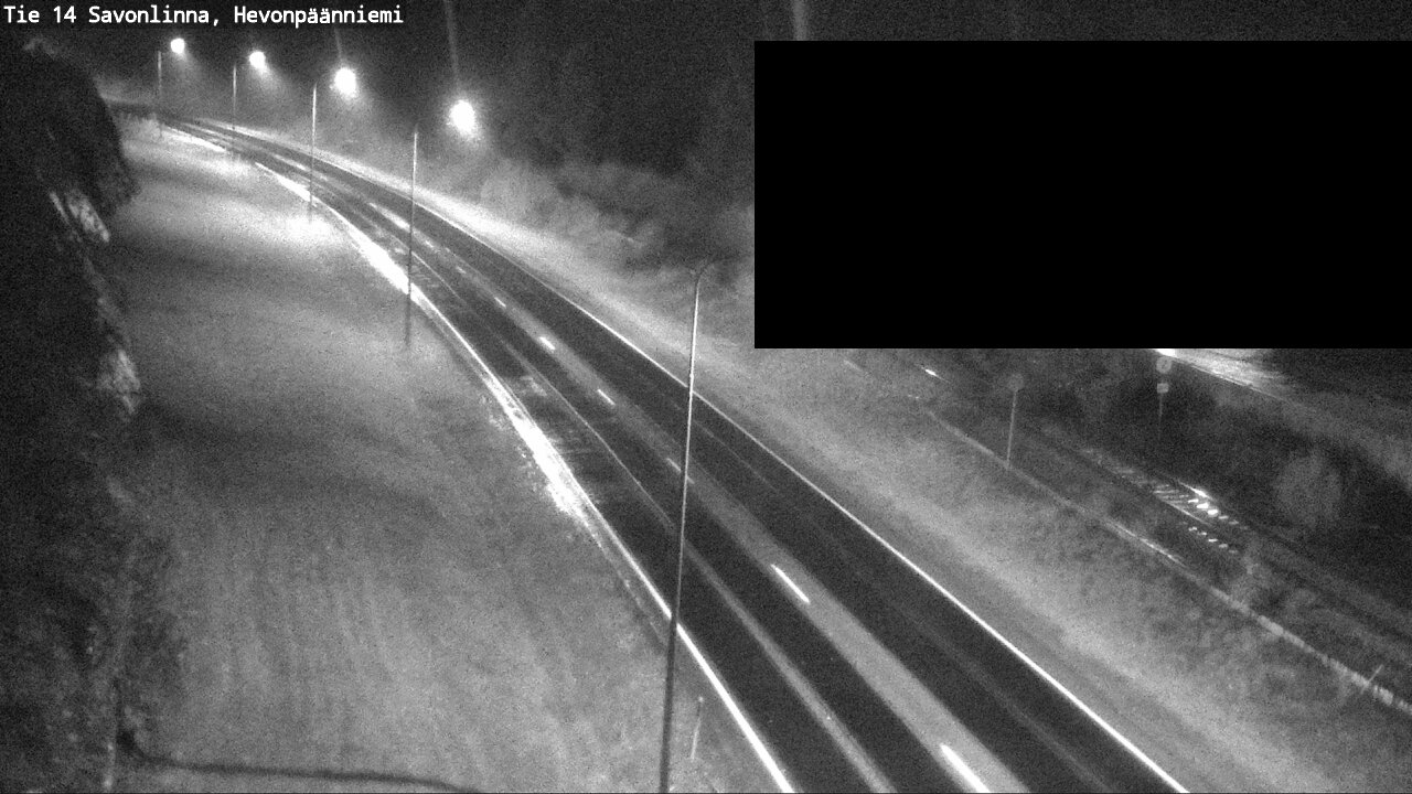 Weather Camera Image Road 14 Savonlinna, Hevonpäänniem, Savonlinna, Etelä-Savo