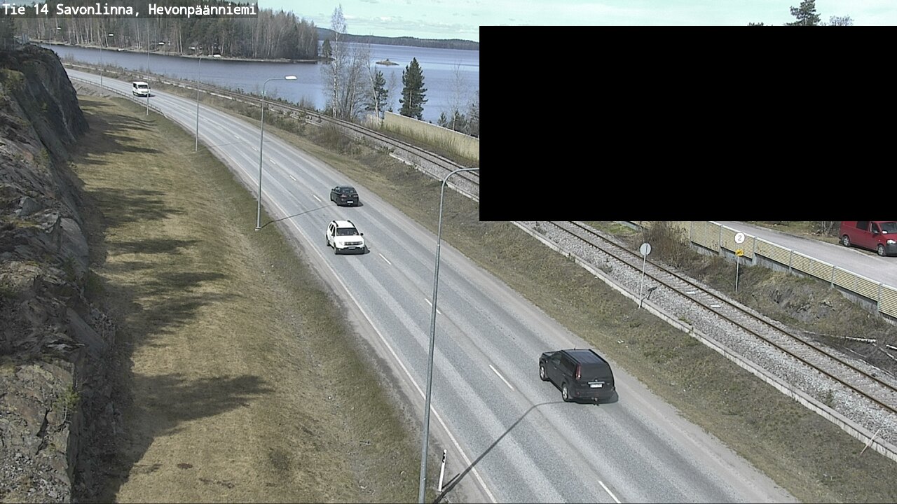 Weather Camera Image Väg 14 Nyslott, Hevonpäänniemi, Savonlinna, Etelä-Savo