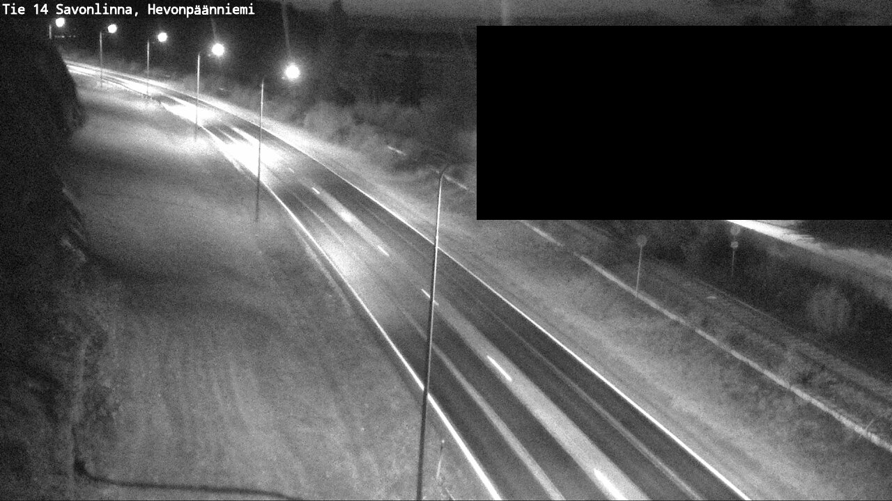 Weather Camera Image Road 14 Savonlinna, Hevonpäänniem, Savonlinna, Etelä-Savo