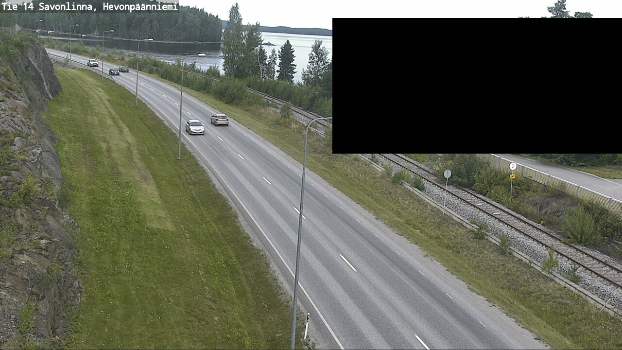 Weather Camera Image Road 14 Savonlinna, Hevonpäänniem, Savonlinna, Etelä-Savo
