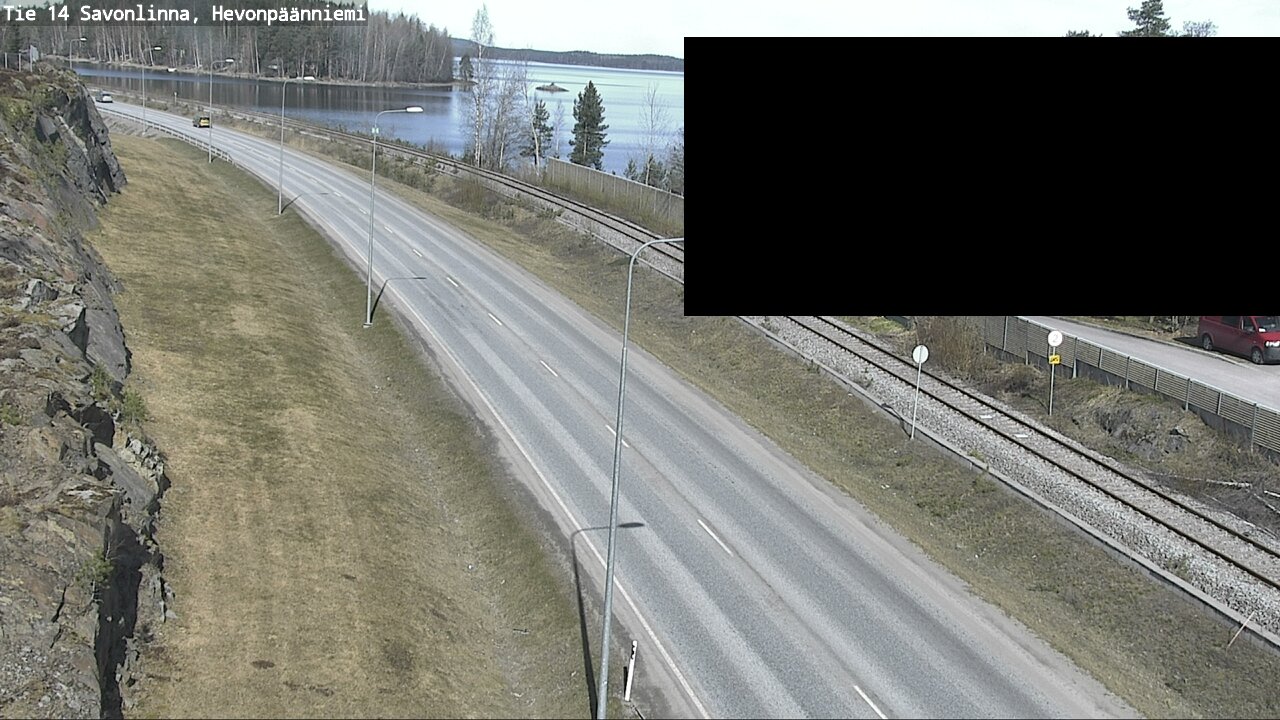 Weather Camera Image Väg 14 Nyslott, Hevonpäänniemi, Savonlinna, Etelä-Savo