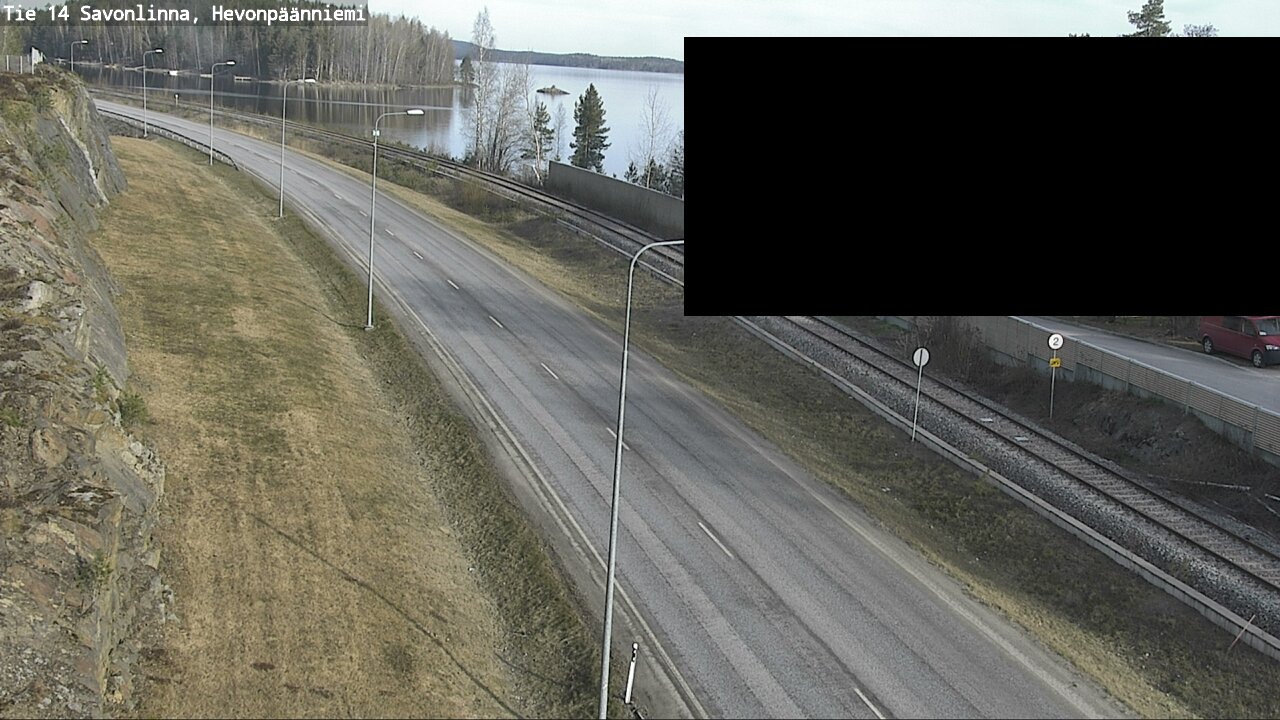 Weather Camera Image Väg 14 Nyslott, Hevonpäänniemi, Savonlinna, Etelä-Savo