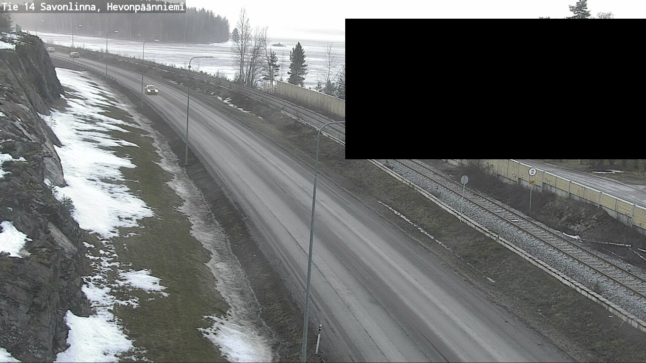 Weather Camera Image Väg 14 Nyslott, Hevonpäänniemi, Savonlinna, Etelä-Savo