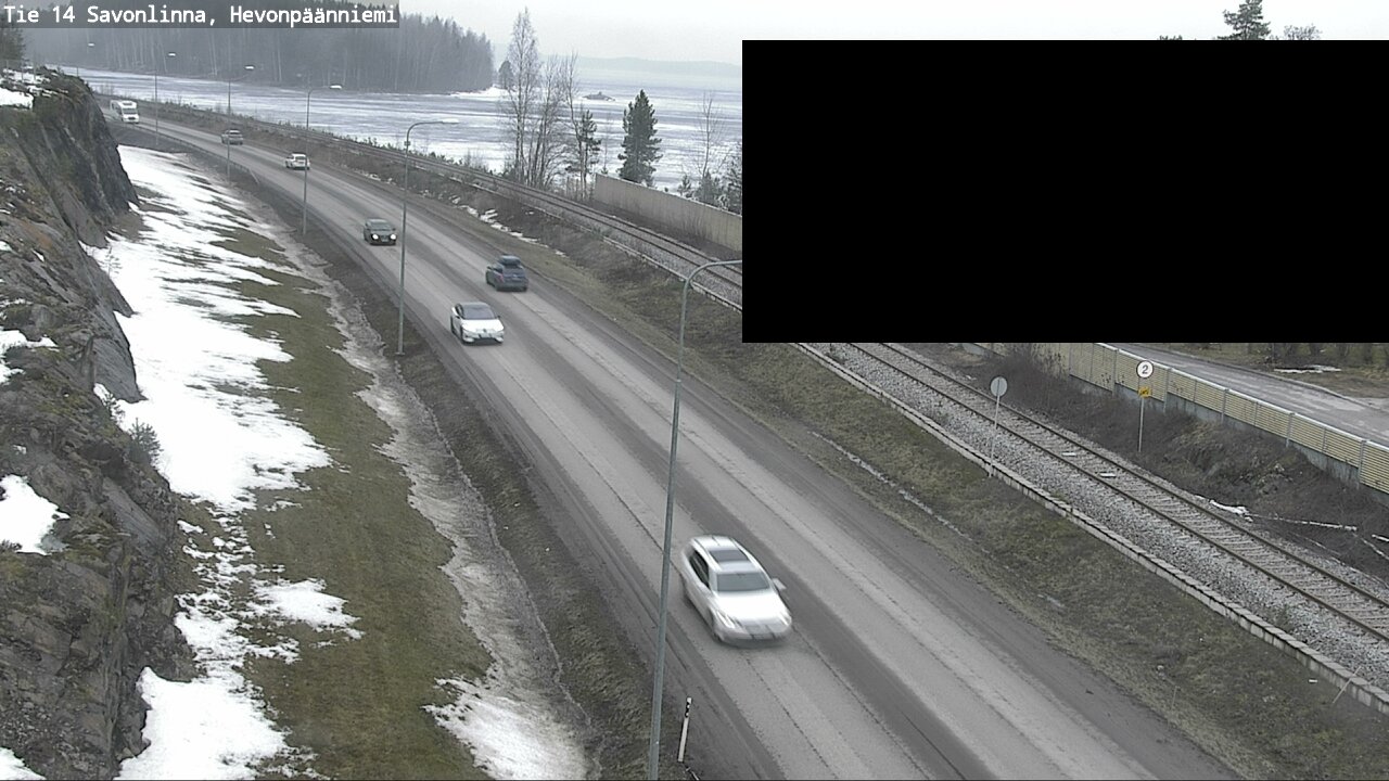 Weather Camera Image Road 14 Savonlinna, Hevonpäänniem, Savonlinna, Etelä-Savo