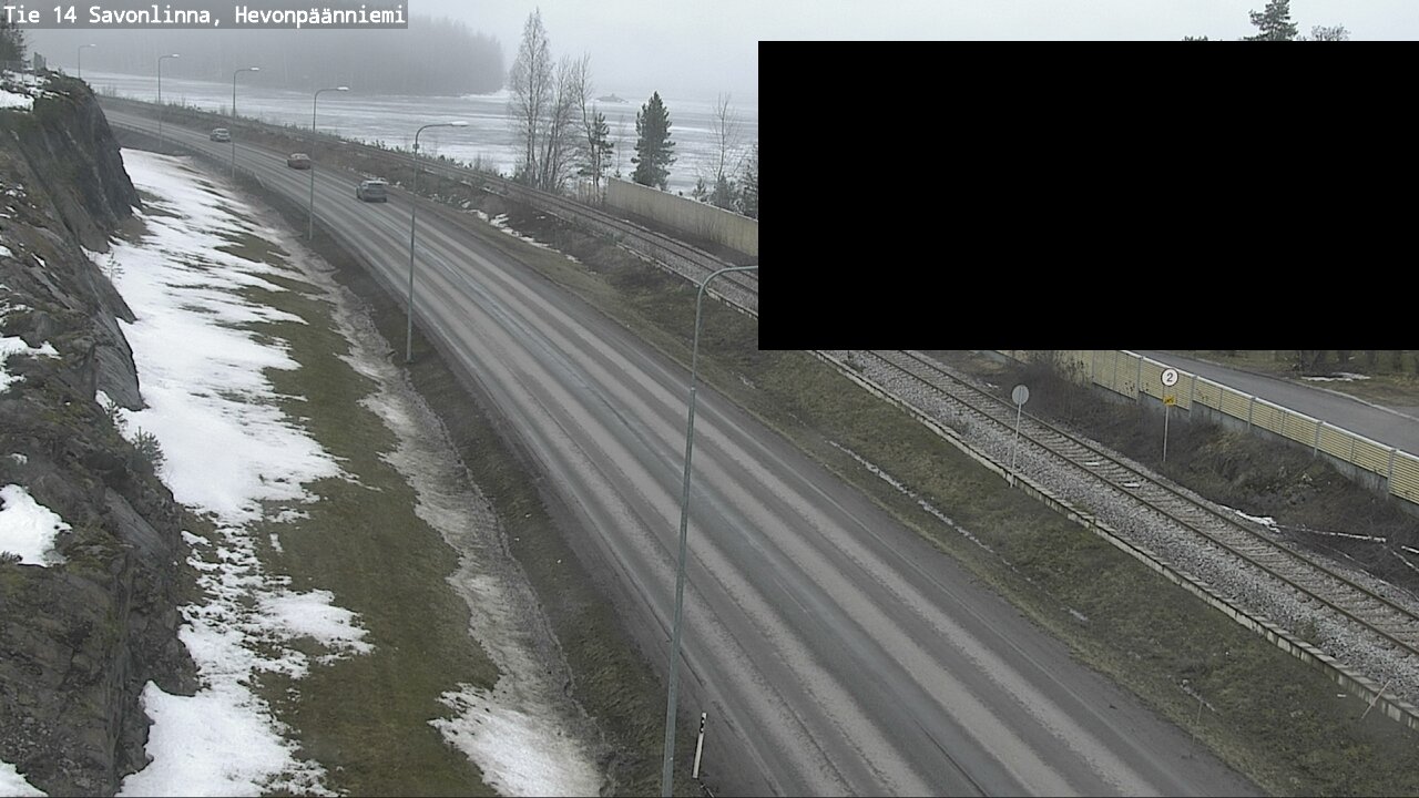 Weather Camera Image Road 14 Savonlinna, Hevonpäänniem, Savonlinna, Etelä-Savo