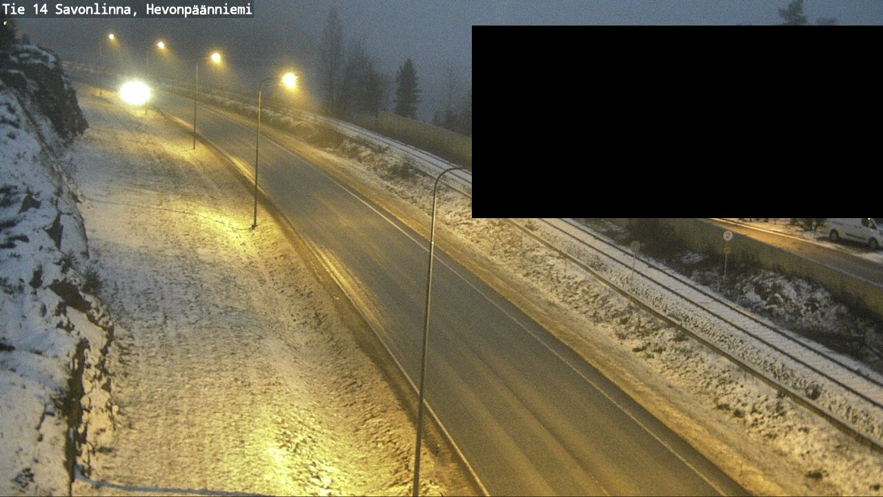 Weather Camera Image Road 14 Savonlinna, Hevonpäänniem, Savonlinna, Etelä-Savo