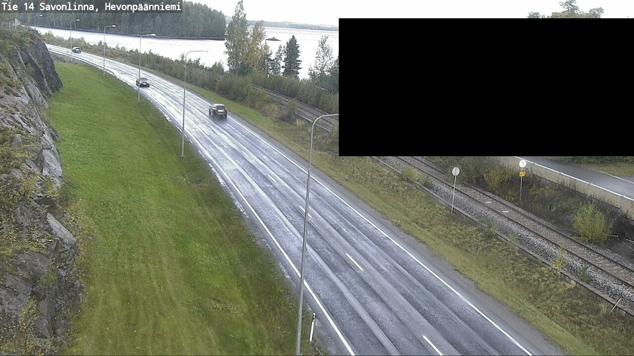 Weather Camera Image Road 14 Savonlinna, Hevonpäänniem, Savonlinna, Etelä-Savo
