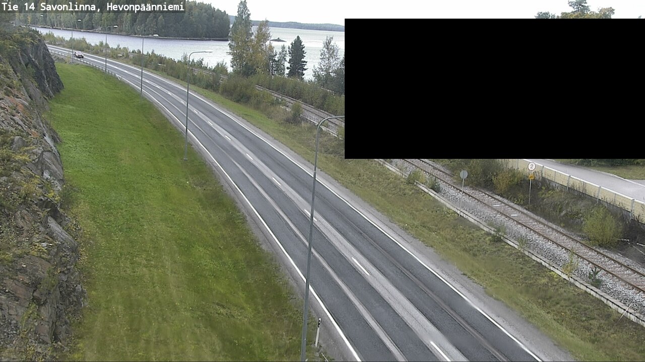 Weather Camera Image Road 14 Savonlinna, Hevonpäänniem, Savonlinna, Etelä-Savo