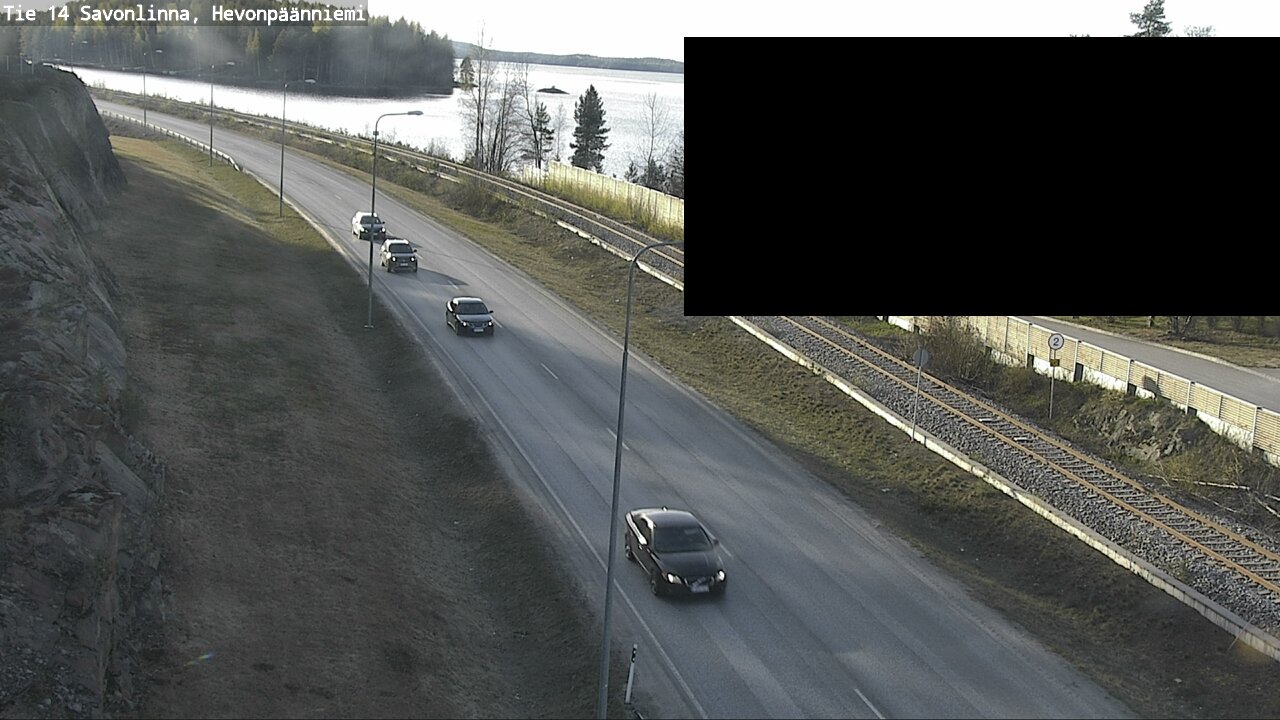 Weather Camera Image Väg 14 Nyslott, Hevonpäänniemi, Savonlinna, Etelä-Savo