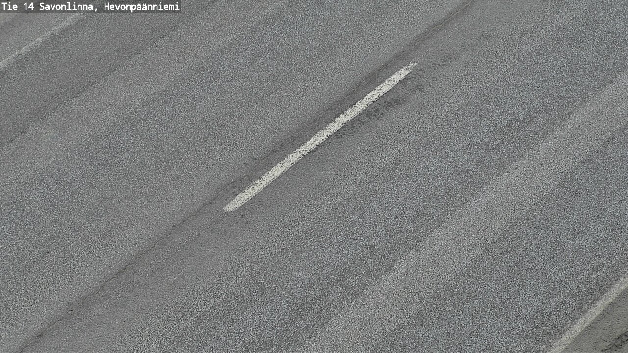 Weather Camera Image Road 14 Savonlinna, Hevonpäänniem, Savonlinna, Etelä-Savo