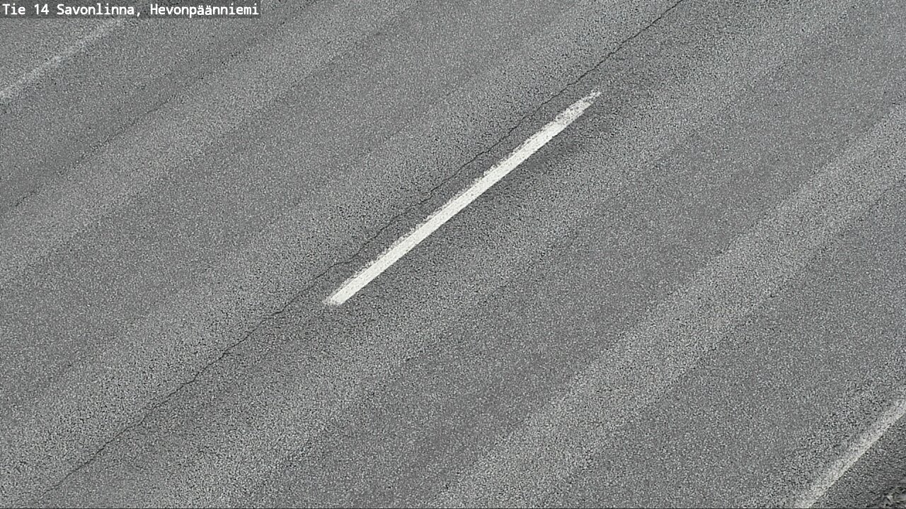 Weather Camera Image Road 14 Savonlinna, Hevonpäänniem, Savonlinna, Etelä-Savo