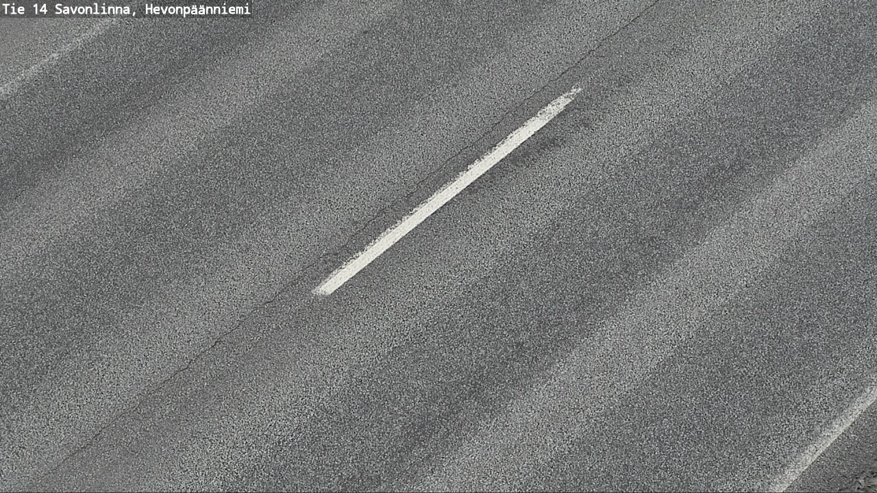 Weather Camera Image Road 14 Savonlinna, Hevonpäänniem, Savonlinna, Etelä-Savo