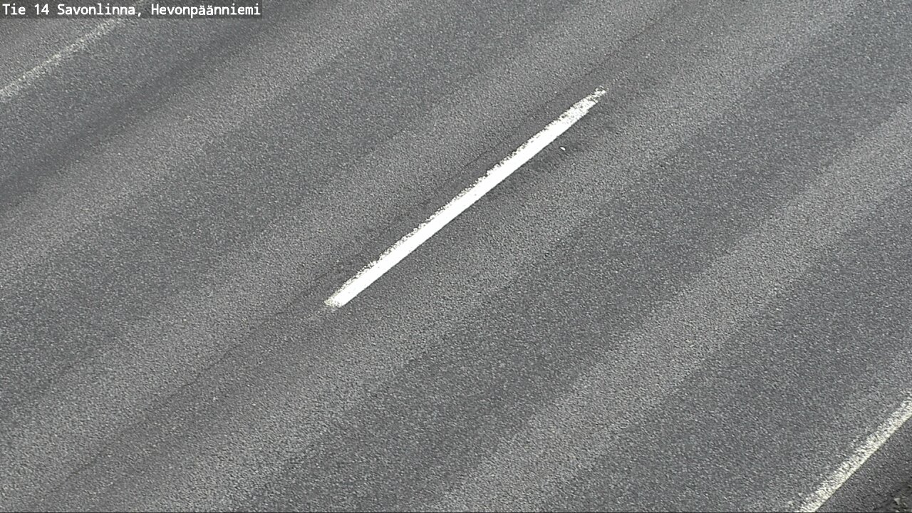 Weather Camera Image Road 14 Savonlinna, Hevonpäänniem, Savonlinna, Etelä-Savo