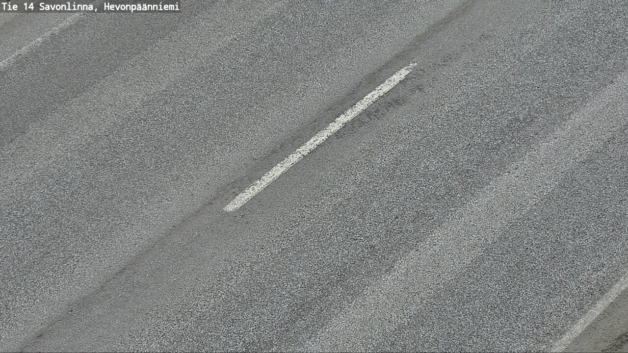 Weather Camera Image Road 14 Savonlinna, Hevonpäänniem, Savonlinna, Etelä-Savo