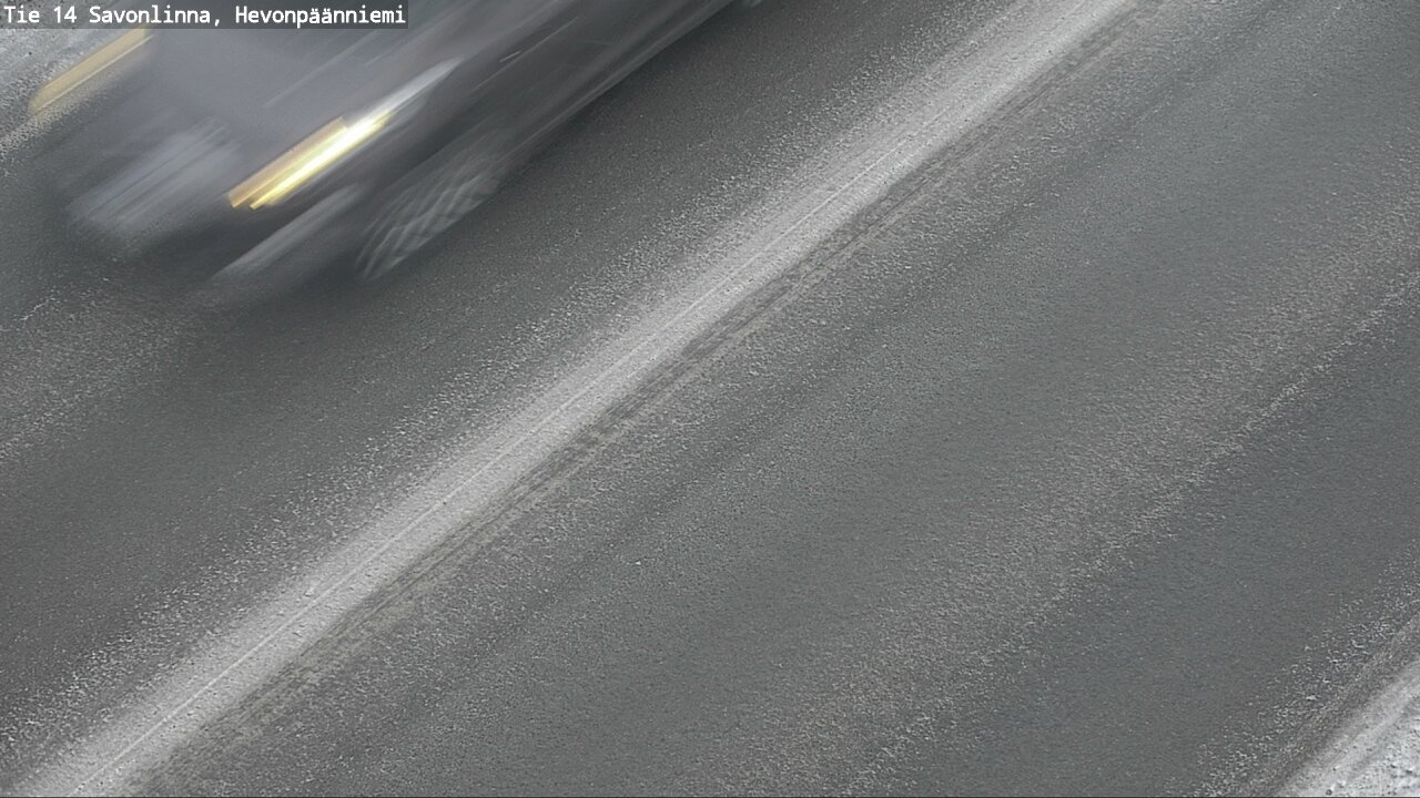 Weather Camera Image Road 14 Savonlinna, Hevonpäänniem, Savonlinna, Etelä-Savo