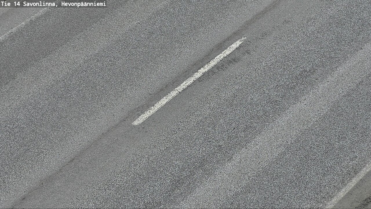 Weather Camera Image Road 14 Savonlinna, Hevonpäänniem, Savonlinna, Etelä-Savo