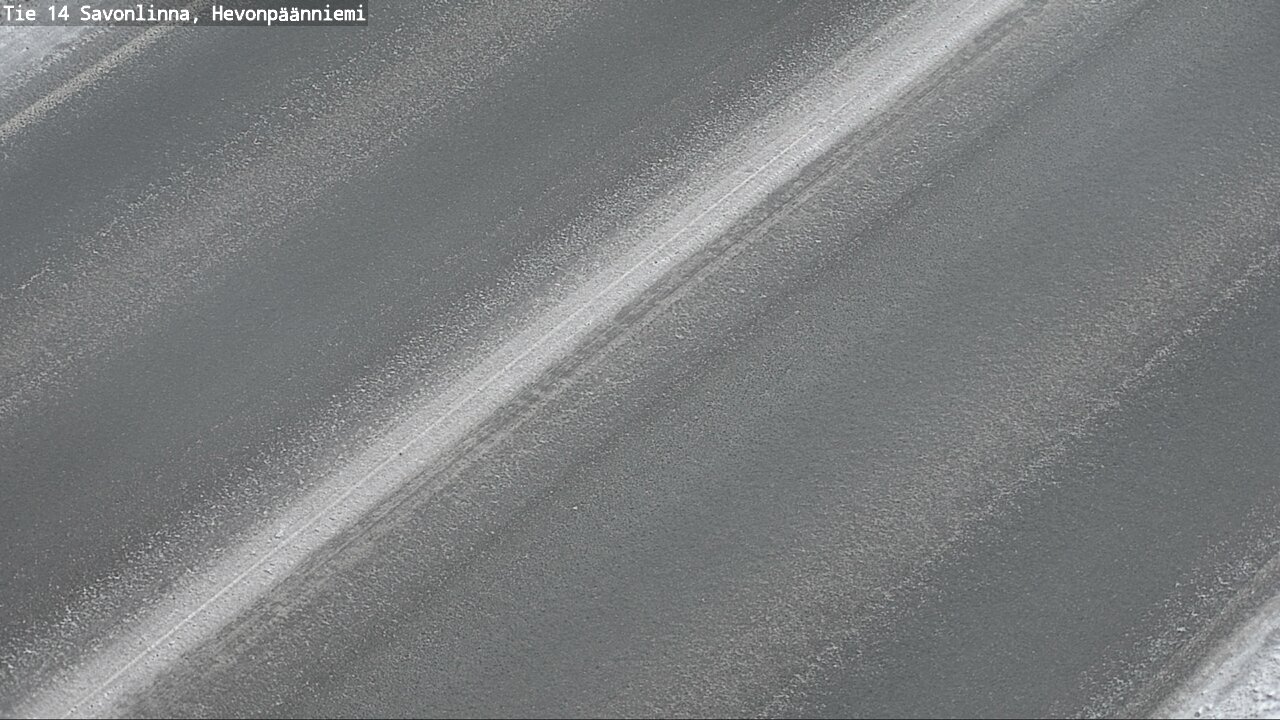 Weather Camera Image Road 14 Savonlinna, Hevonpäänniem, Savonlinna, Etelä-Savo