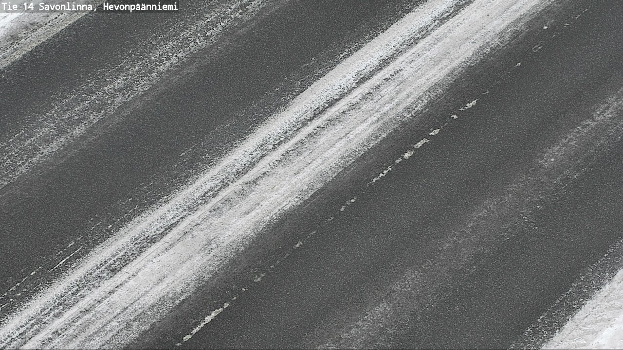 Weather Camera Image Väg 14 Nyslott, Hevonpäänniemi, Savonlinna, Etelä-Savo