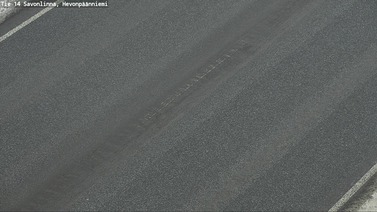 Weather Camera Image Väg 14 Nyslott, Hevonpäänniemi, Savonlinna, Etelä-Savo