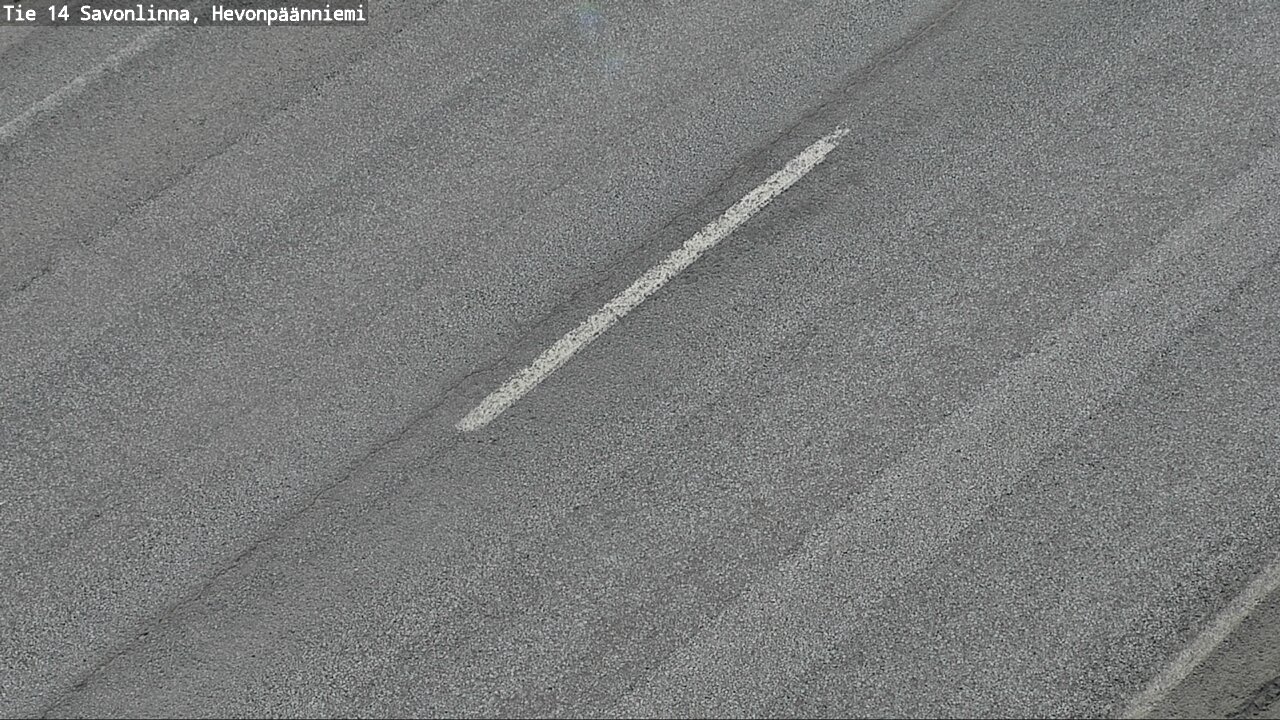 Weather Camera Image Road 14 Savonlinna, Hevonpäänniem, Savonlinna, Etelä-Savo