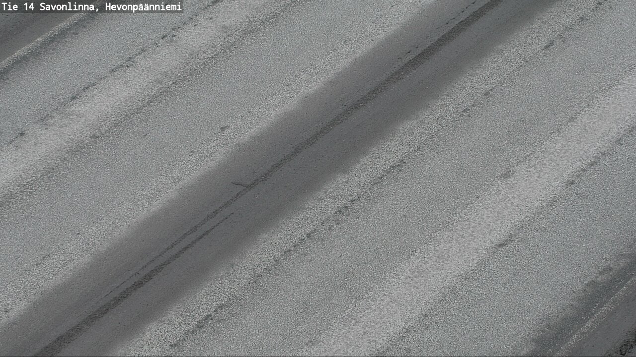 Weather Camera Image Road 14 Savonlinna, Hevonpäänniem, Savonlinna, Etelä-Savo