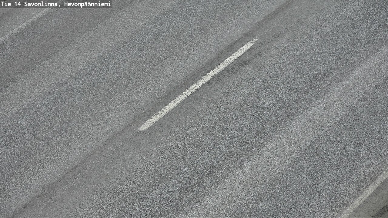 Weather Camera Image Road 14 Savonlinna, Hevonpäänniem, Savonlinna, Etelä-Savo