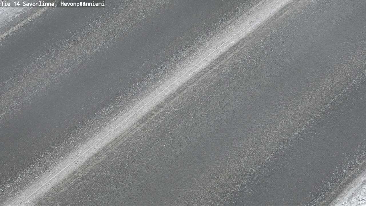 Weather Camera Image Road 14 Savonlinna, Hevonpäänniem, Savonlinna, Etelä-Savo