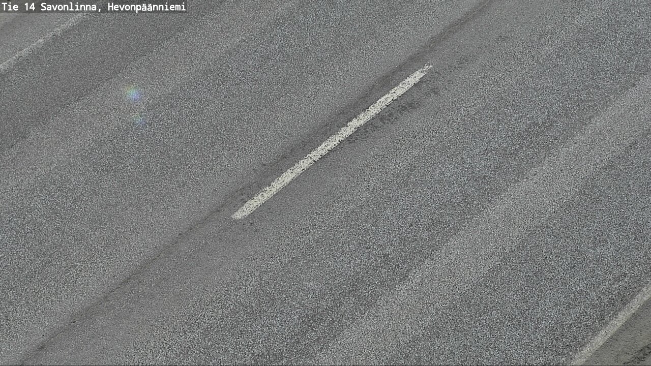 Weather Camera Image Road 14 Savonlinna, Hevonpäänniem, Savonlinna, Etelä-Savo