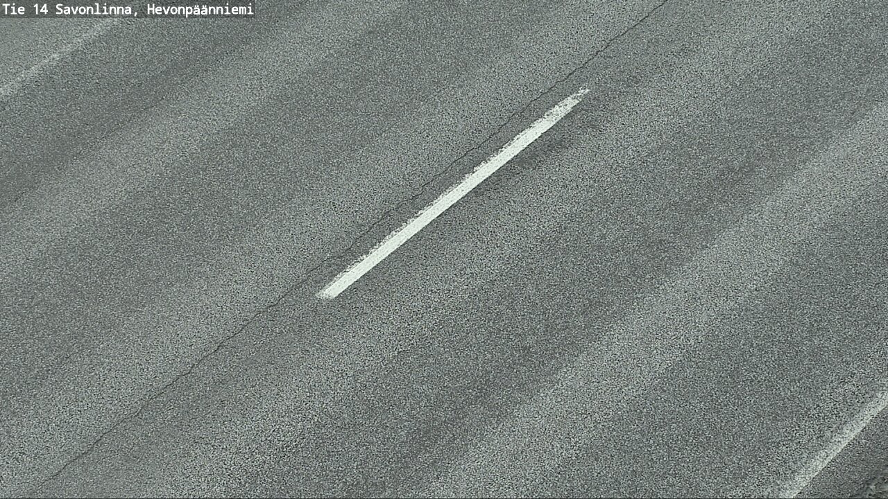 Weather Camera Image Road 14 Savonlinna, Hevonpäänniem, Savonlinna, Etelä-Savo