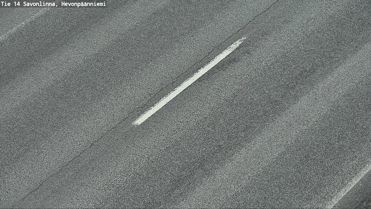 Weather Camera Image Road 14 Savonlinna, Hevonpäänniem, Savonlinna, Etelä-Savo