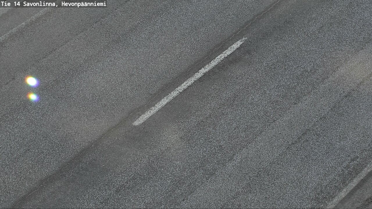 Weather Camera Image Väg 14 Nyslott, Hevonpäänniemi, Savonlinna, Etelä-Savo