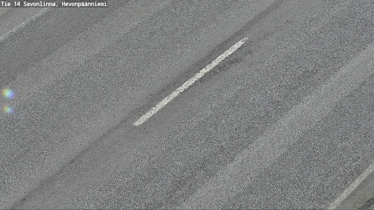 Weather Camera Image Road 14 Savonlinna, Hevonpäänniem, Savonlinna, Etelä-Savo