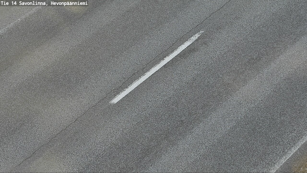 Weather Camera Image Road 14 Savonlinna, Hevonpäänniem, Savonlinna, Etelä-Savo