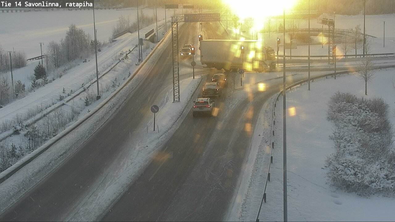 Kelikamerat Kuva Tie 14 Savonlinna, Ratapiha, Savonlinna, Etelä-Savo