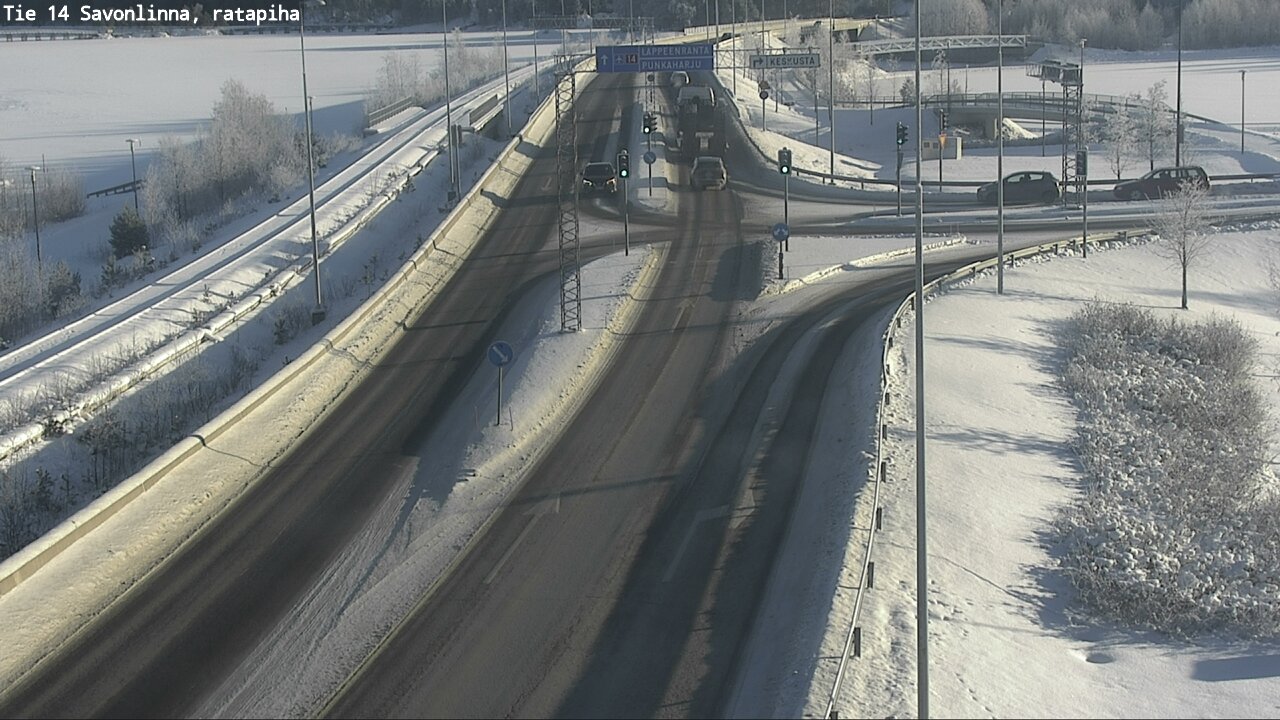 Kelikamerat Kuva Tie 14 Savonlinna, Ratapiha, Savonlinna, Etelä-Savo