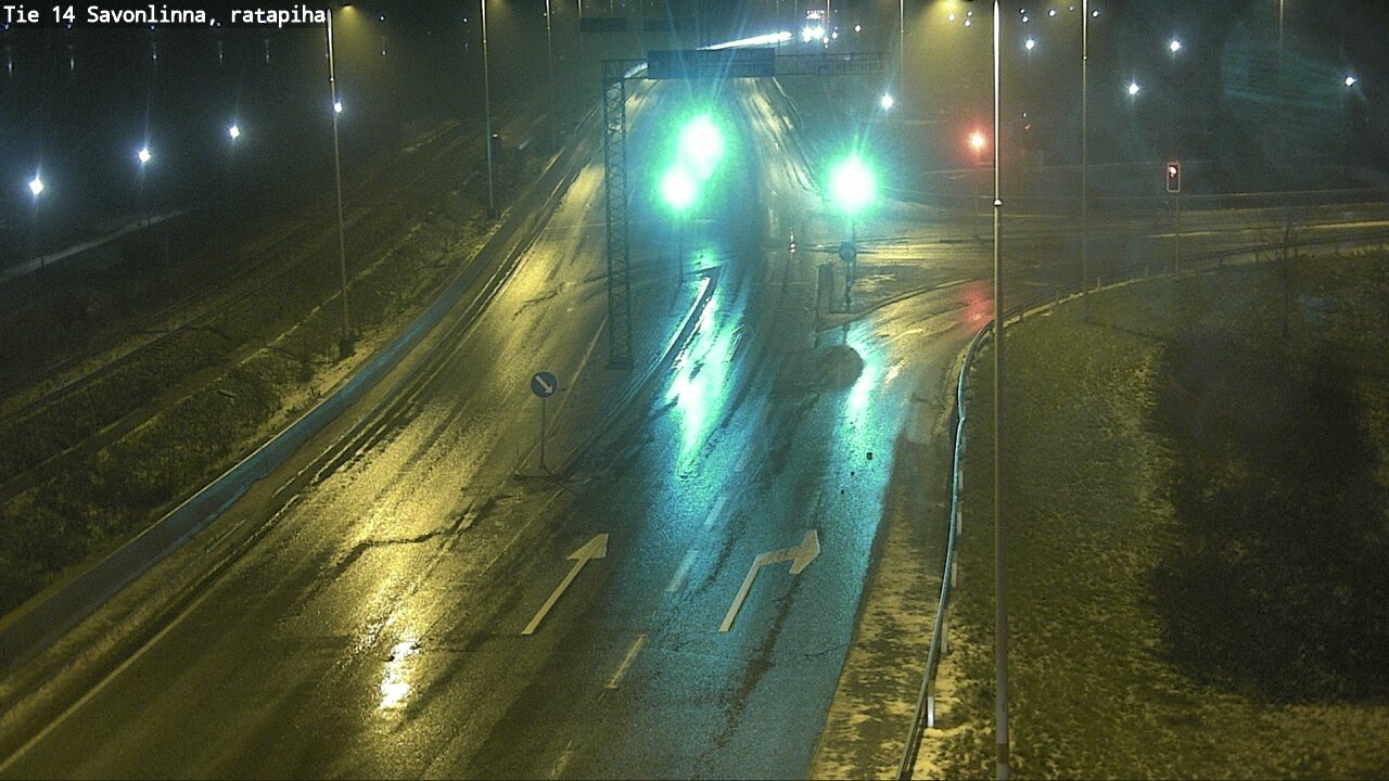 Weather Camera Image Väg 14 Nyslott, Ratapiha, Savonlinna, Etelä-Savo