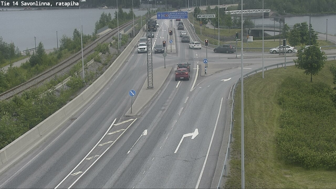 Kelikamerat Kuva Tie 14 Savonlinna, Ratapiha, Savonlinna, Etelä-Savo