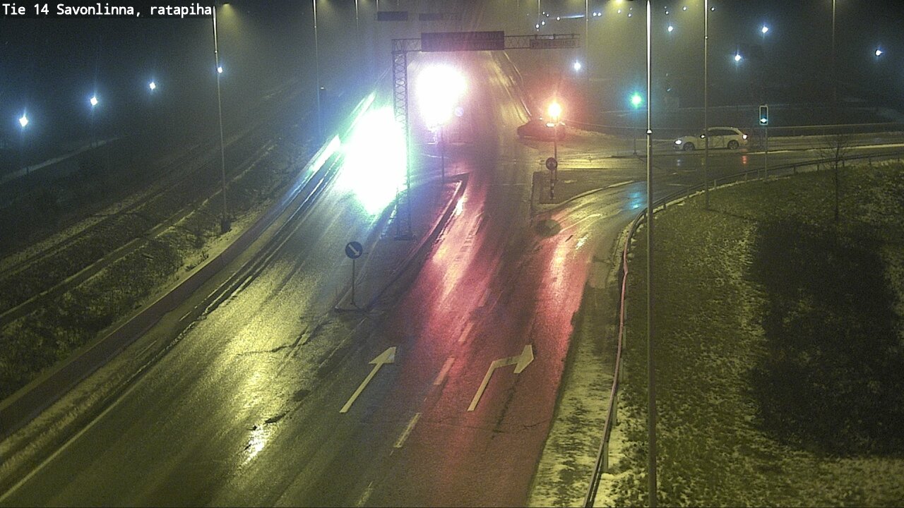 Weather Camera Image Väg 14 Nyslott, Ratapiha, Savonlinna, Etelä-Savo
