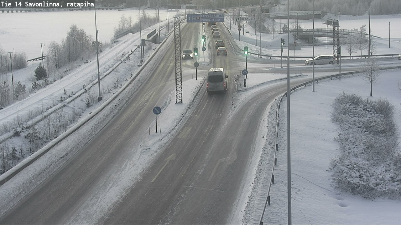 Kelikamerat Kuva Tie 14 Savonlinna, Ratapiha, Savonlinna, Etelä-Savo