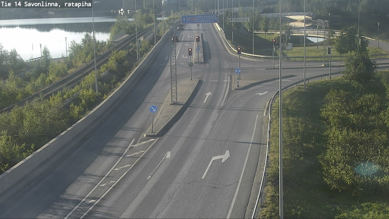 Weather Camera Image Road 14 Savonlinna, Ratapiha, Savonlinna, Etelä-Savo