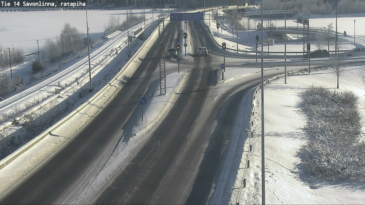 Weather Camera Image Road 14 Savonlinna, Ratapiha, Savonlinna, Etelä-Savo