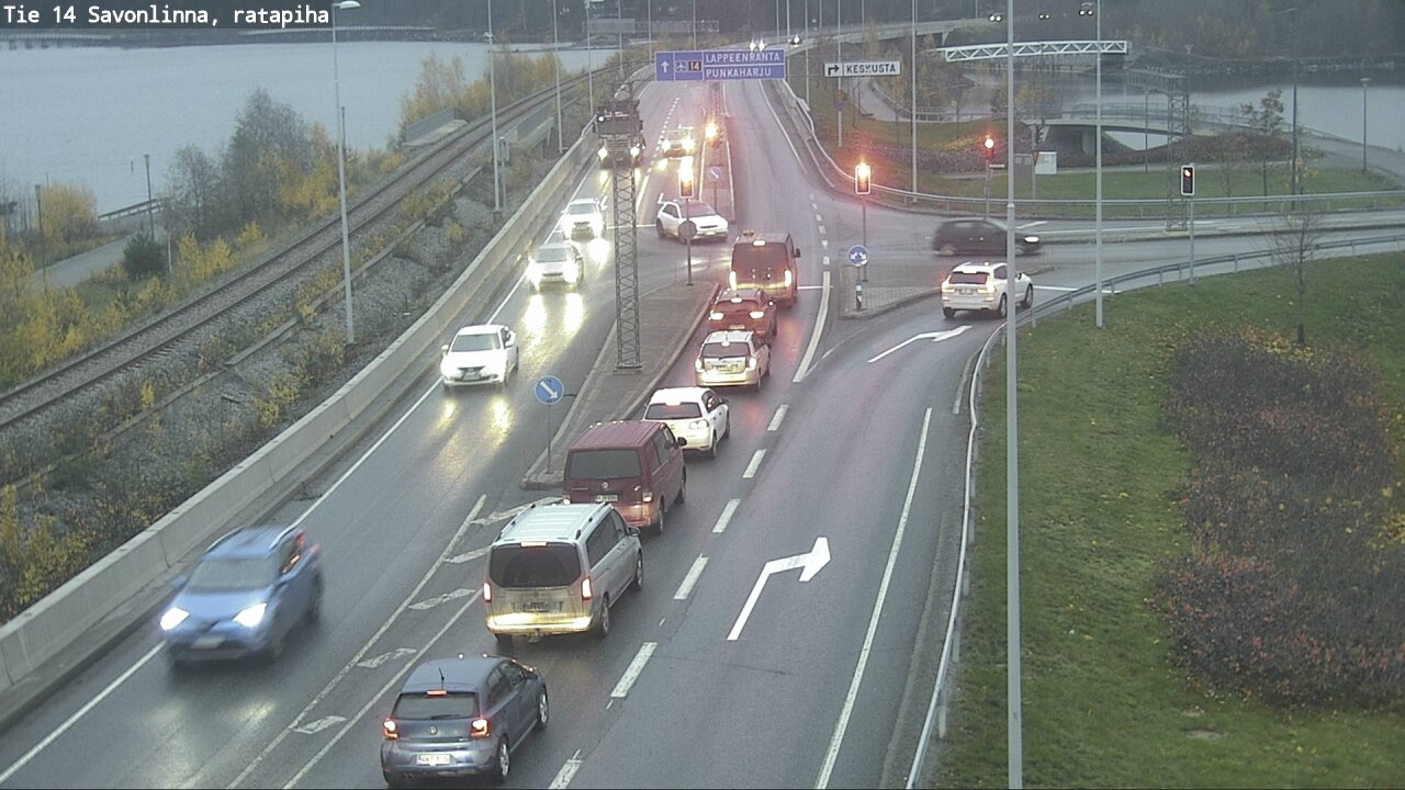 Kelikamerat Kuva Tie 14 Savonlinna, Ratapiha, Savonlinna, Etelä-Savo