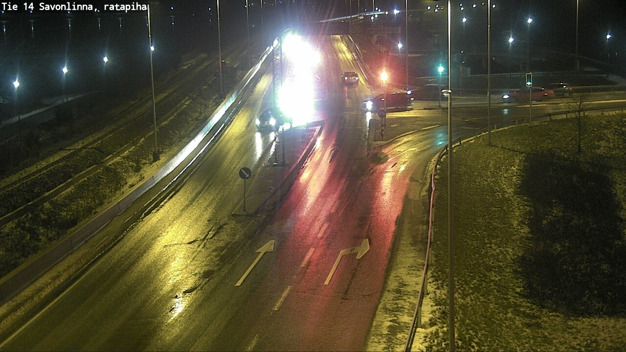Weather Camera Image Väg 14 Nyslott, Ratapiha, Savonlinna, Etelä-Savo