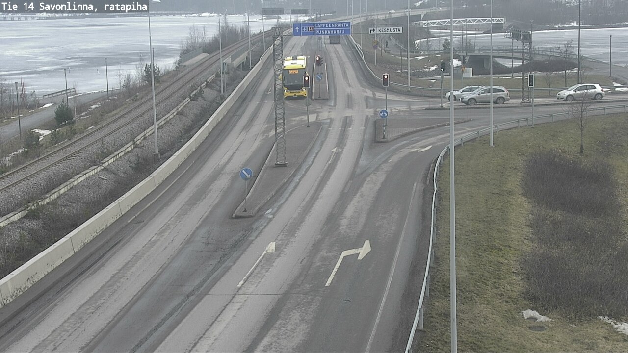 Weather Camera Image Road 14 Savonlinna, Ratapiha, Savonlinna, Etelä-Savo